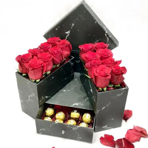 FG Magic Box Roses With Chocolate