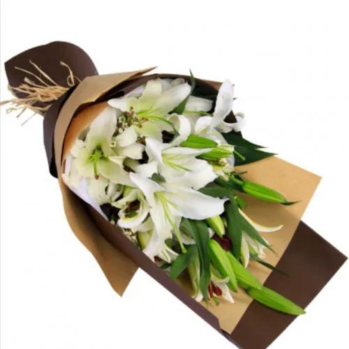 White Lily Bouquet