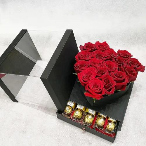 Acrylic Heart Box