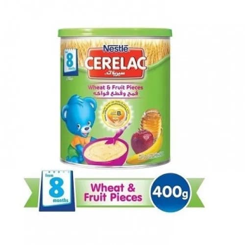 NESTLE CERELAC WHEAT /FRUITPIECES 400GM