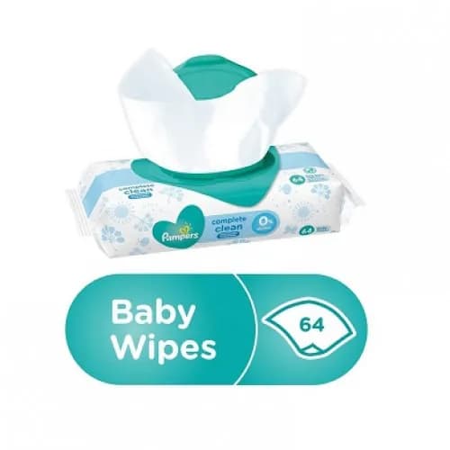 PAMPERS Baby Wipes Single Pack 64 s