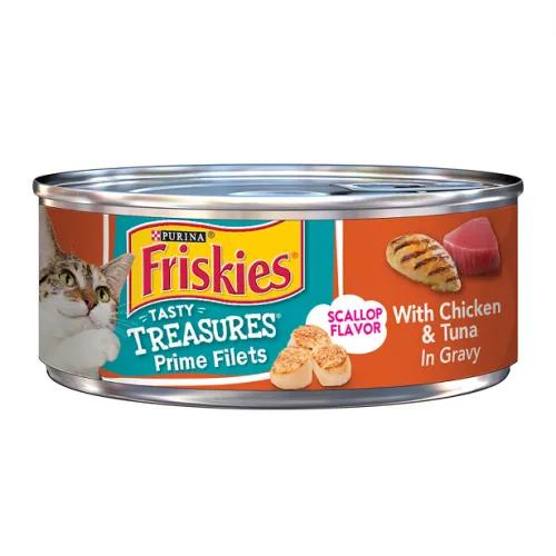 Purina Friskies Tasty Treasure Chicken & Tuna 155G