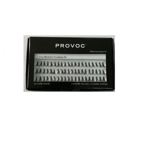 PROVOC Flare Lashes Long Blackest Knotless 54