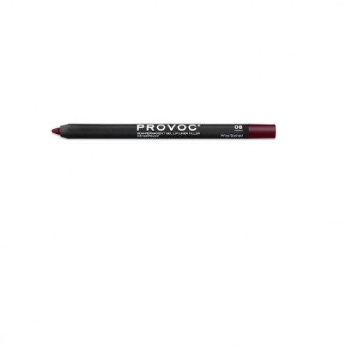 PROVOC Gel Lip Liner WP 08 Wine Stained