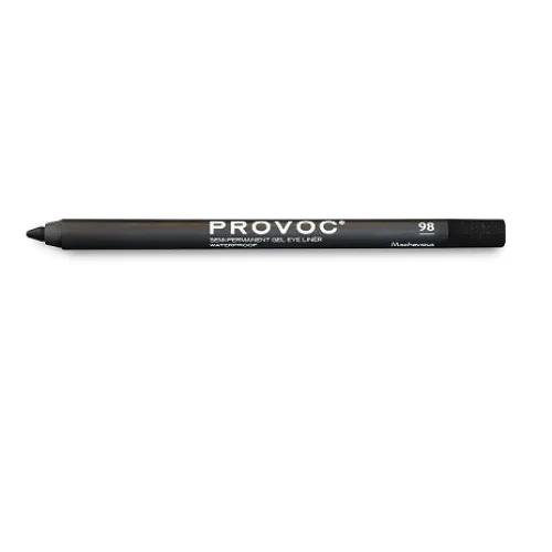 PROVOC Gel Eye Liner Black Glitter WP 98 Mischevious