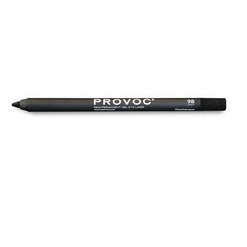 PROVOC Gel Eye Liner Black Glitter WP 98 Mischevious