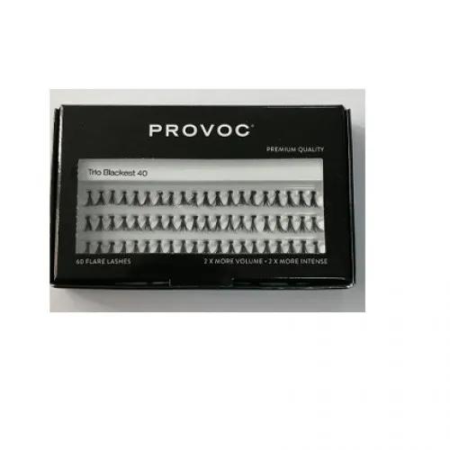 PROVOC Flare Lashes Trio Blackest 40