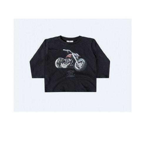 Black Long Sleeve With Motorcycle Design