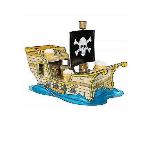 Pirate Ship Cupcake Holder