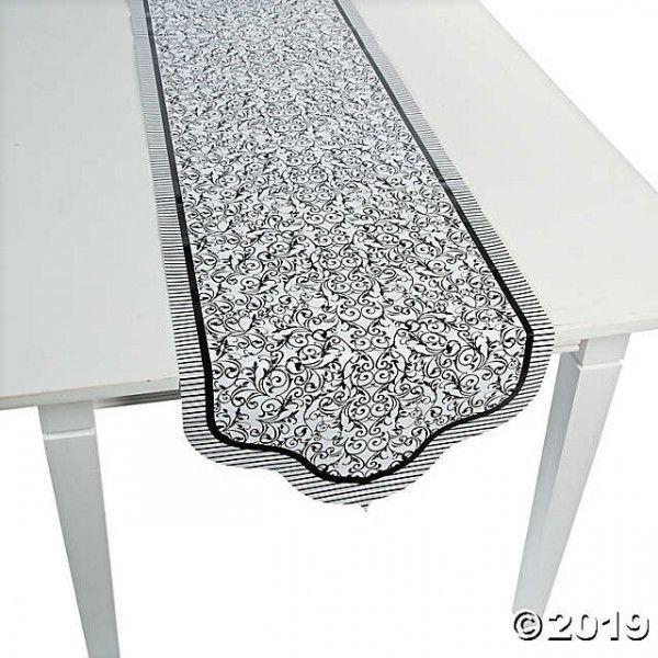 Black & White Table Runner