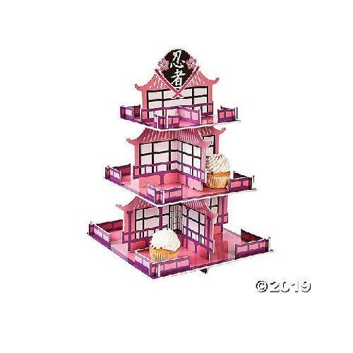 Pink Ninja Cupcake Holder