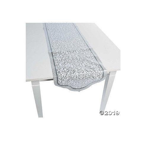 Silver Table Runner