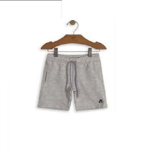 Gray Cotton Short