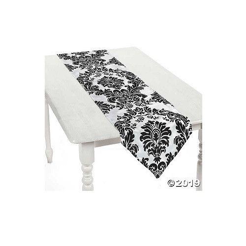 Black & White Table Runner