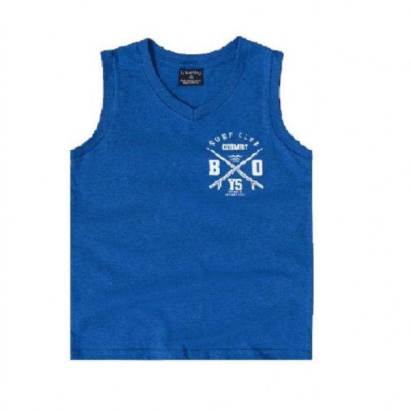 Sleeveless Shirt Blue For Boys