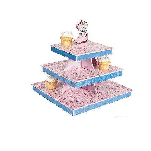 1St Birthday Pink Cowgirl Cupcake Holder