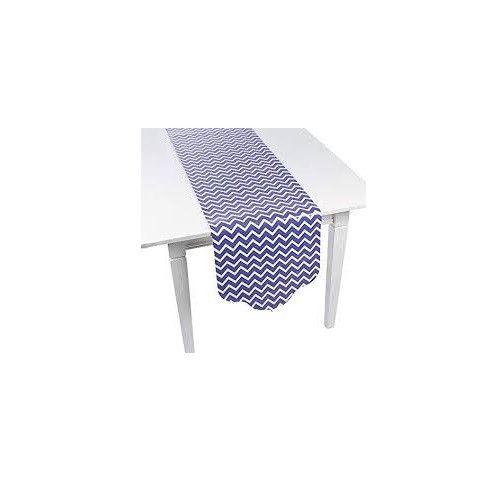 Purple Chevron & Polka Dot Table Runner