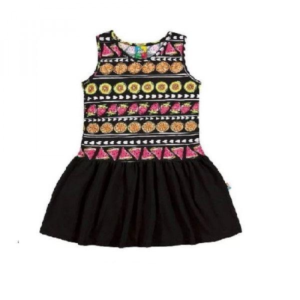 Summer Dress With Fruity Design For Girls