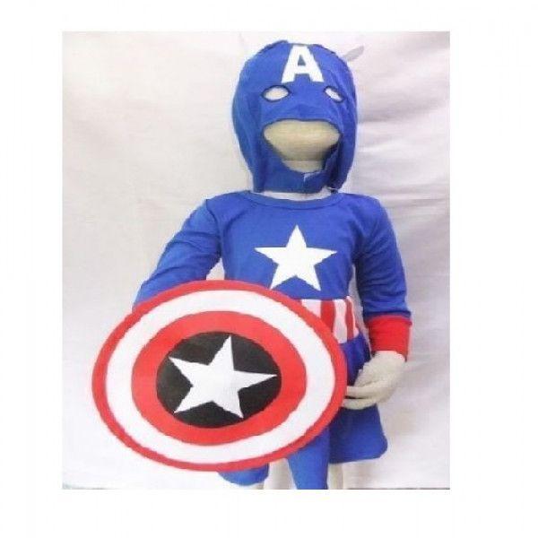 Captain America Costume For Girl