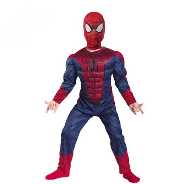 Deluxe Child Costume Spider Man Sizel 8-10