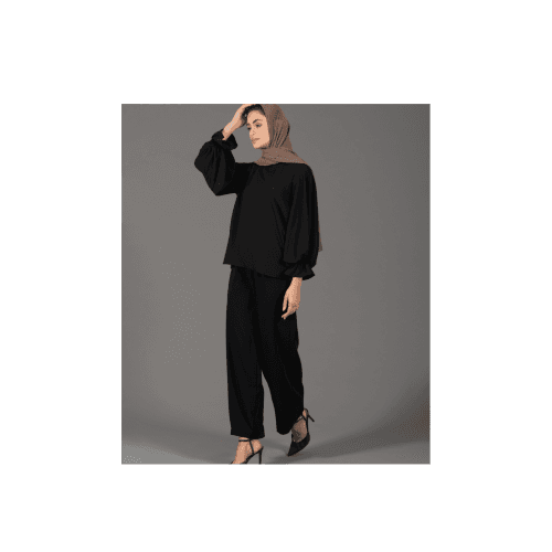 قميص أسود سادة