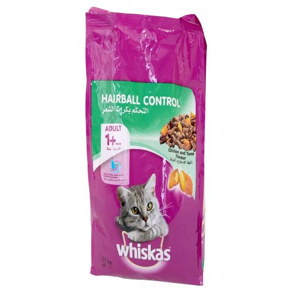 Whiskas Chicken & Tuna Hairball Control 1.1Kg