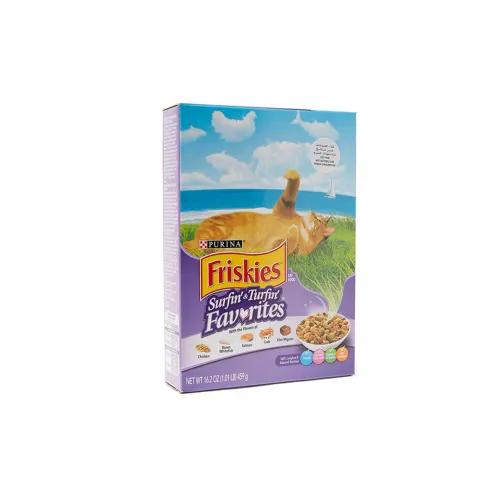 FRISKIES Dry Cat Food Surf / Turf459g