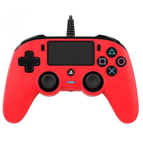 Nacon wired compact controller ps4 red