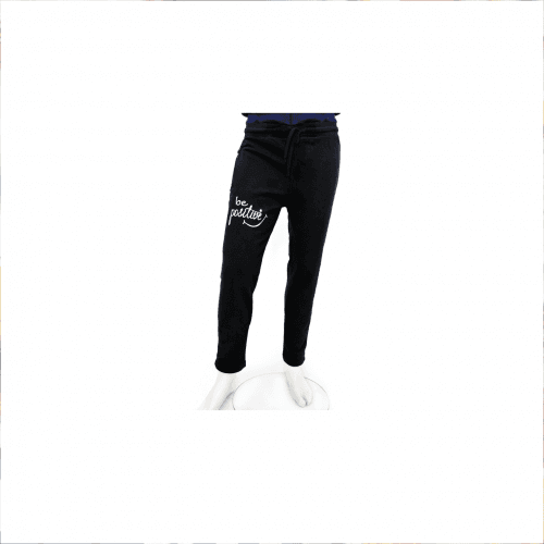 Track Pants - be Positive - Black