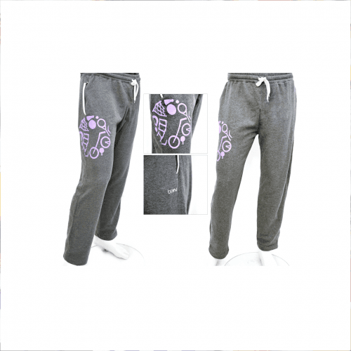 Track Pants - Sports Elements - Grey