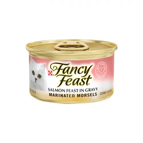 Purina Fancy Feast Marinated Morsels Salmon In Gravy 85G