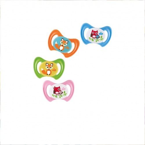 Denti Soother Silicone-Size:1- 0-6 M [318007]-Nip