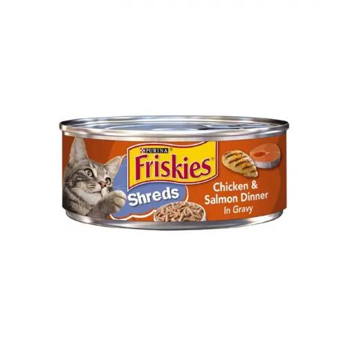 FRISKIE Chckn/Salmn Dinner In Grvy155g