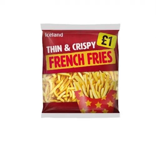 Iceland Thin/Crispy French Fries 1.25Kg