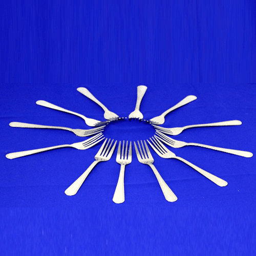 Stainless Steel Forks Set (12 Pieces)