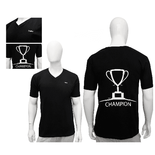 T–Shirt – Be A Champion – Black