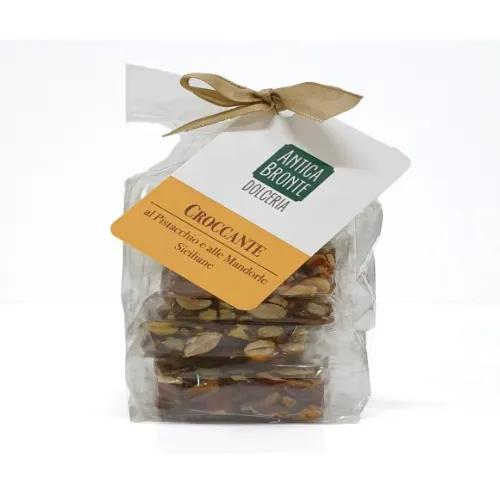 Pistachio And Almond Crunchy Nougat Pieces 200G