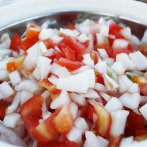Tomato salad with Onion