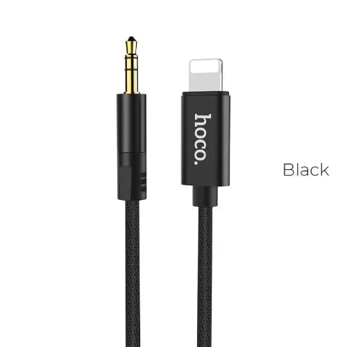 Iphone Aux Audio Adapter Cable Black