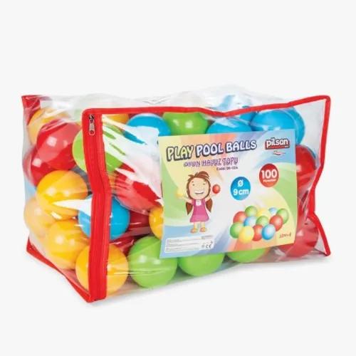 PILSAN Play Pool Balls In Bag 9cm 100Pcs