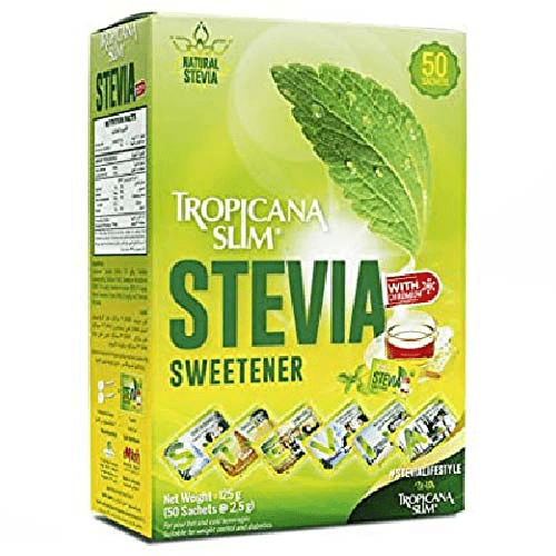 Stevia Sweetener Tropicana Slim 50 Pcs