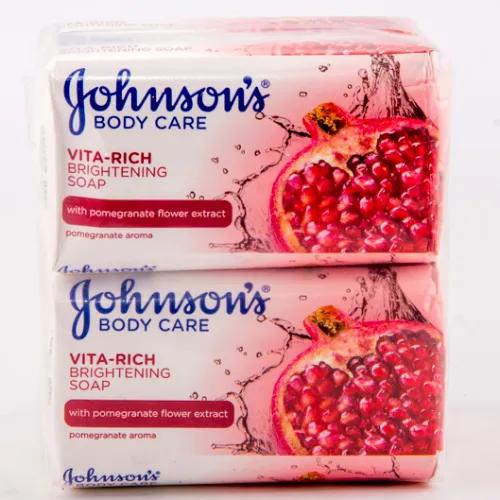 Johnson's Vita Rich Soap With Pomegranate 175G