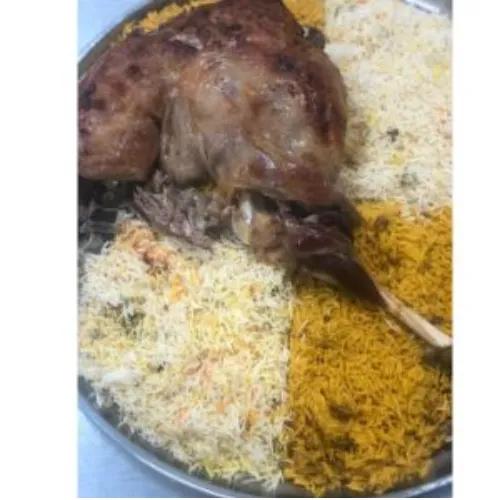 Quarter Lamb Biryani rice with Majboos