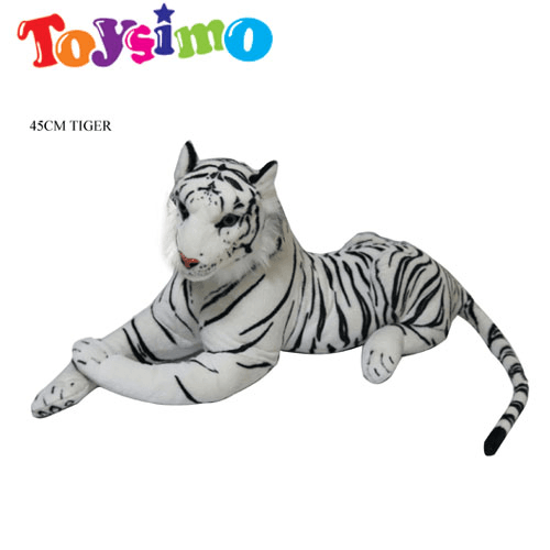 45cm Soft Tiger (White)