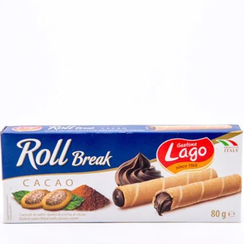 Elledi Roll Wafer Cocoa 80Gm