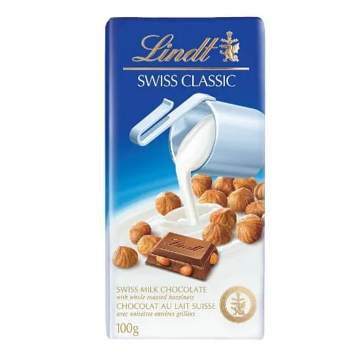 Lindt Milk Hazelnut Chocolate 100G