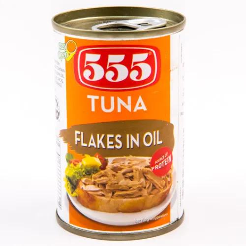 555 Tuna Flakes In Oil 155Gm