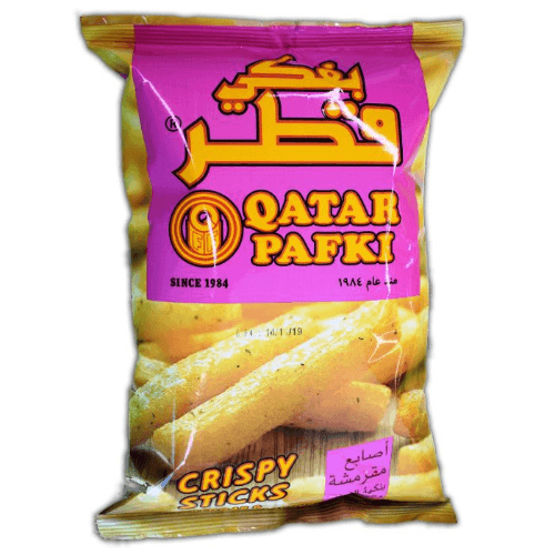 بفكي قطر رقائق بطاطس مقرمش ستيكس شيدر و هالبينو 80 جم