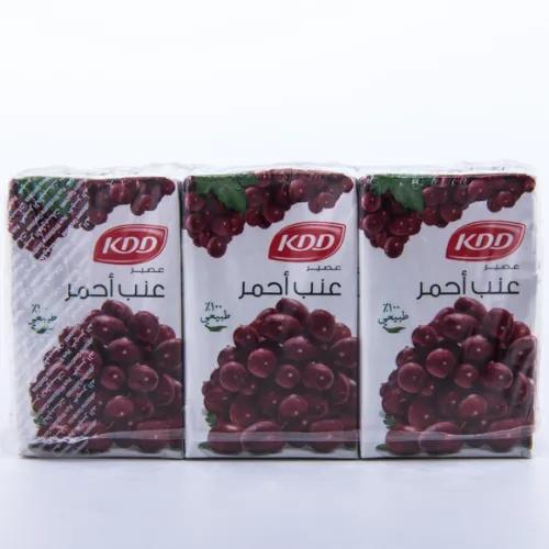 Kdd Red Grape Juice 4X250Ml