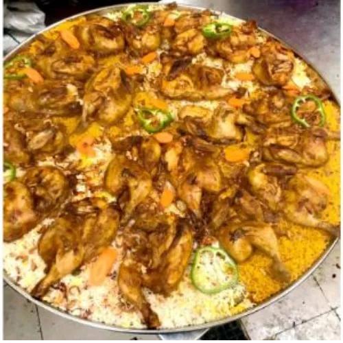 Chicken Biryani And Majboos Griddle